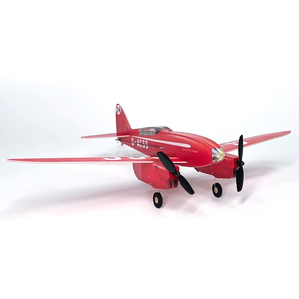 Der-RC-Flugzeugbausatz-KT-Foam-De-Havilland-DH88-Dual-Motor-mit-einer-Spannweite-von-460-mm-KITMotor-1996751-5